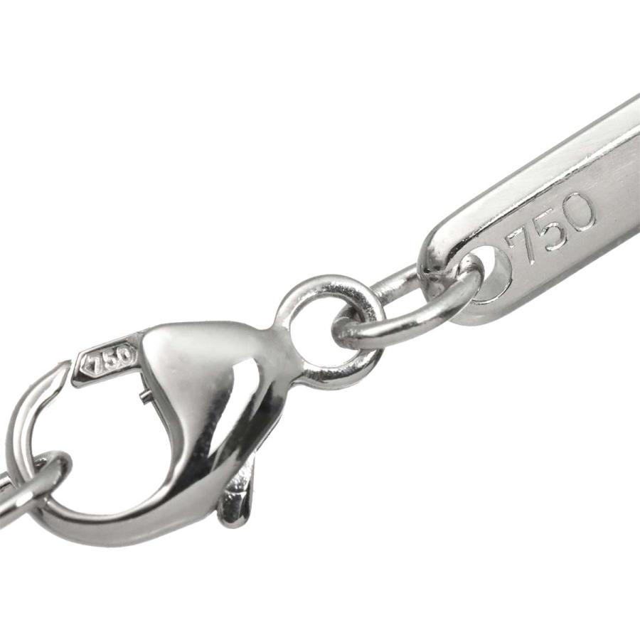 Chopard（ショパール） ハッピーダイヤ クロス ネックレス 42cm K18 WG 