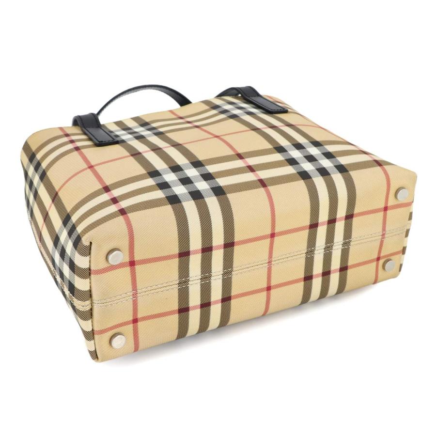 BURBERRY（バーバリー） ノバチェック ハンド バッグ PVC レザー 
