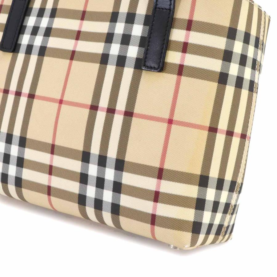 BURBERRY（バーバリー） ノバチェック ハンド バッグ PVC レザー 