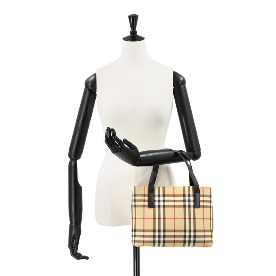 BURBERRY（バーバリー） ノバチェック ハンド バッグ PVC レザー 
