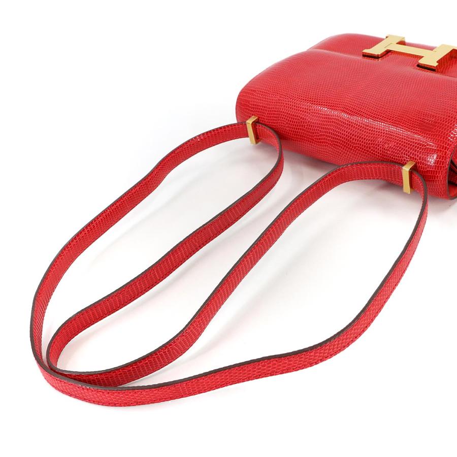 HERMES（エルメス） 新品同様 リザード コンスタンス ミニ 18