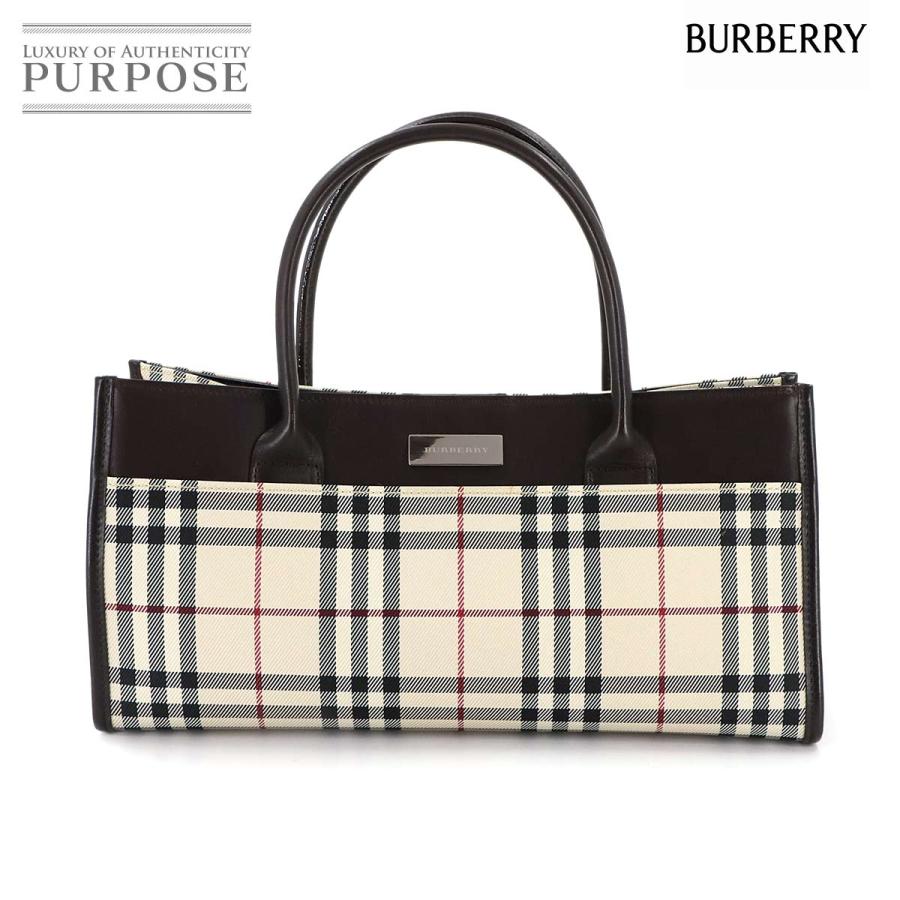 9/22〜9/25までBURBERRY ノバチェックハンドバッグ ドーム型値下げ