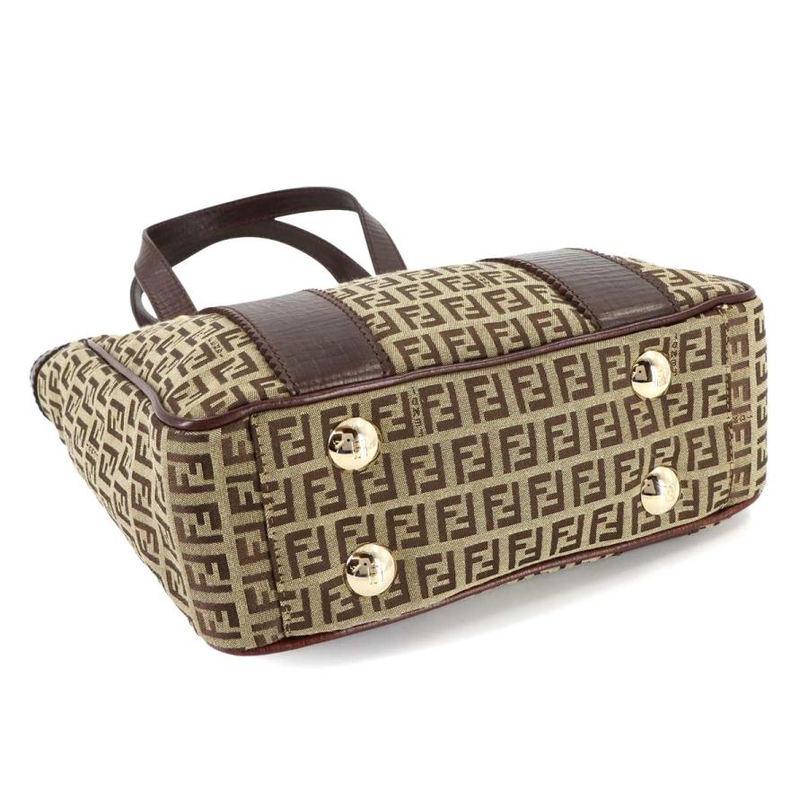 FENDI（フェンディ） 新品同様 ズッキーノ トート バッグ キャンバス