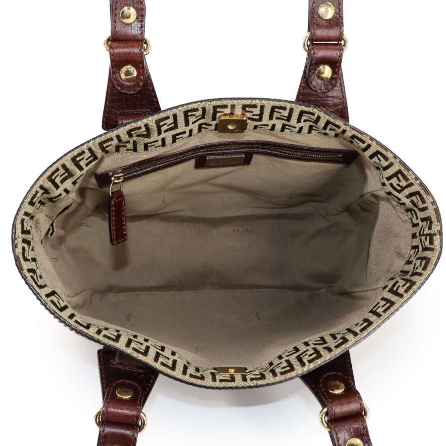 FENDI（フェンディ） 新品同様 ズッキーノ トート バッグ キャンバス