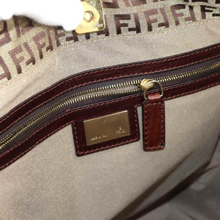 FENDI（フェンディ） 新品同様 ズッキーノ トート バッグ キャンバス