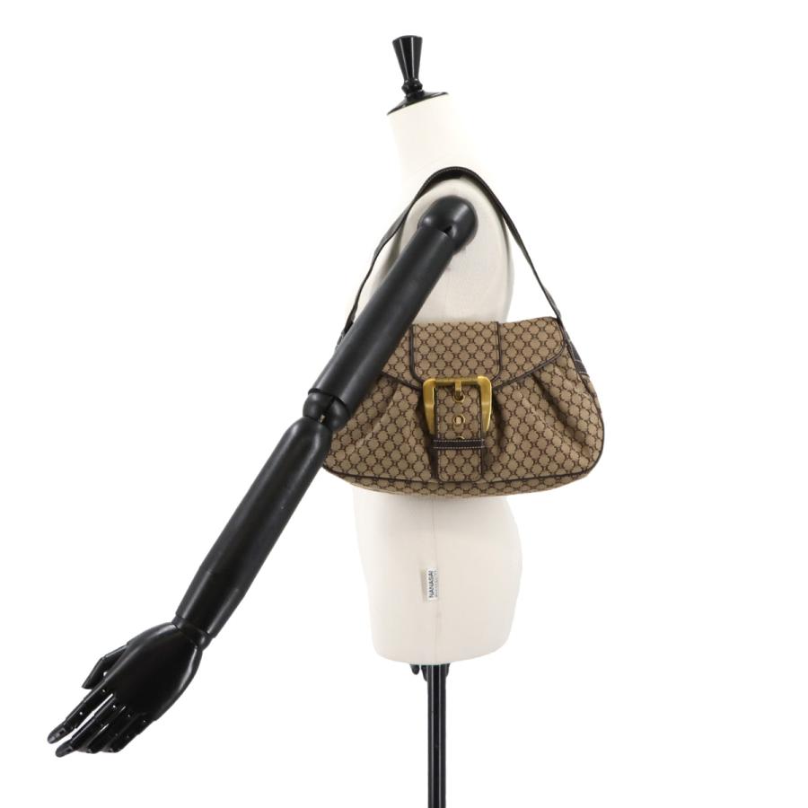 CELINE（セリーヌ） 新品同様 マカダム ハンド バッグ キャンバス