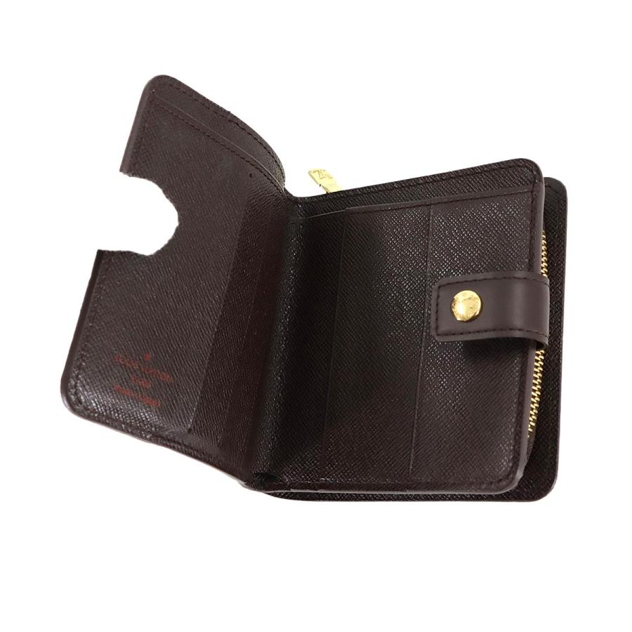 未使用 展示品 ルイ ヴィトン LOUIS VUITTON ダミエ コンパクト ジップ 
