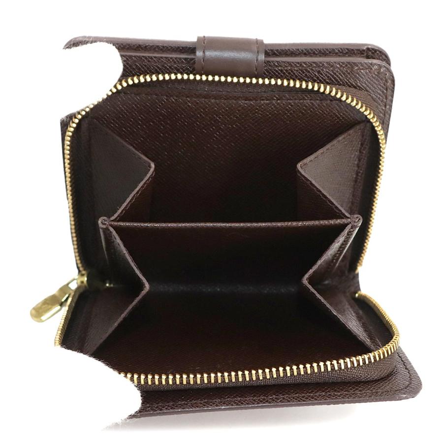 未使用 展示品 ルイ ヴィトン LOUIS VUITTON ダミエ コンパクト ジップ 