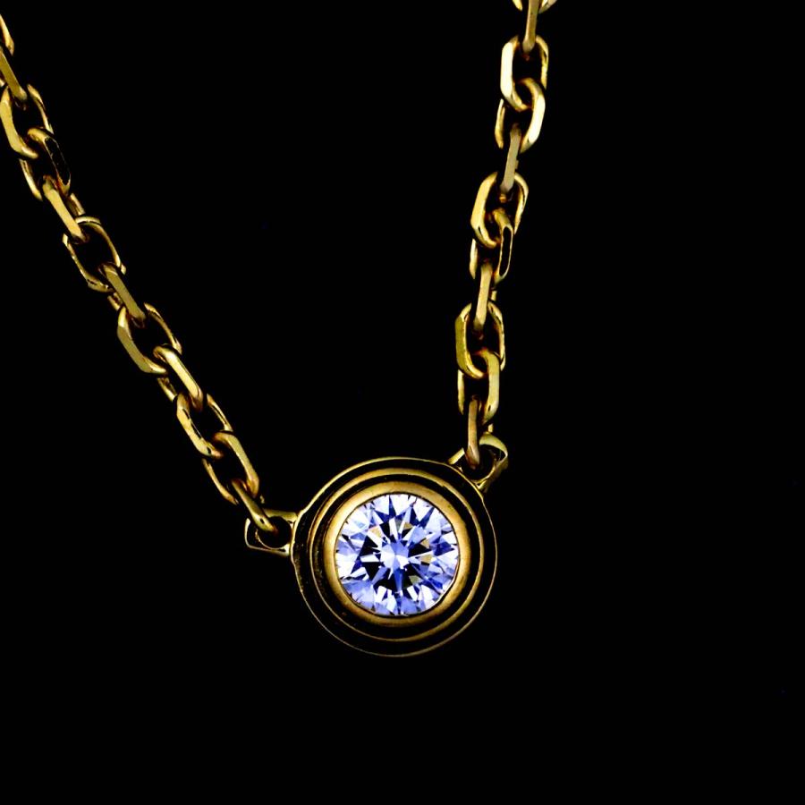 Cartier（カルティエ） ダムール ダイヤ ネックレス XS 41cm K18 YG 