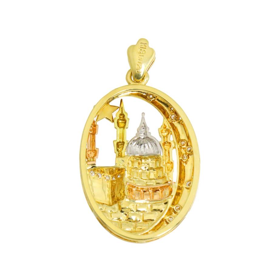 ダイヤ 0.26ct ペンダント トップ K18 YG WG PG イエロー ホワイト 