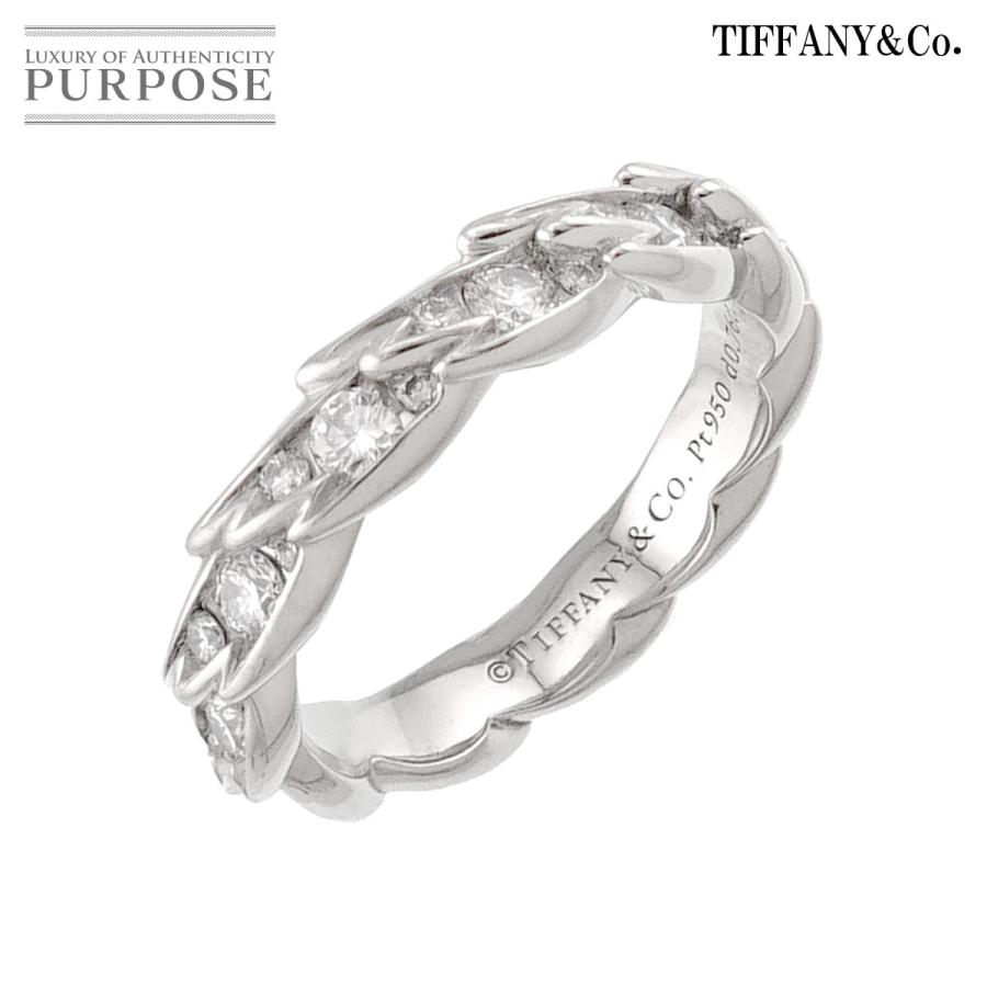 【リペア済み】Tiffany & Co　ティファニー　 ナローリング 10.5号 TIFFANY&Co.（ティファニー） ウィングス ナロー 10号 リング ダイヤ