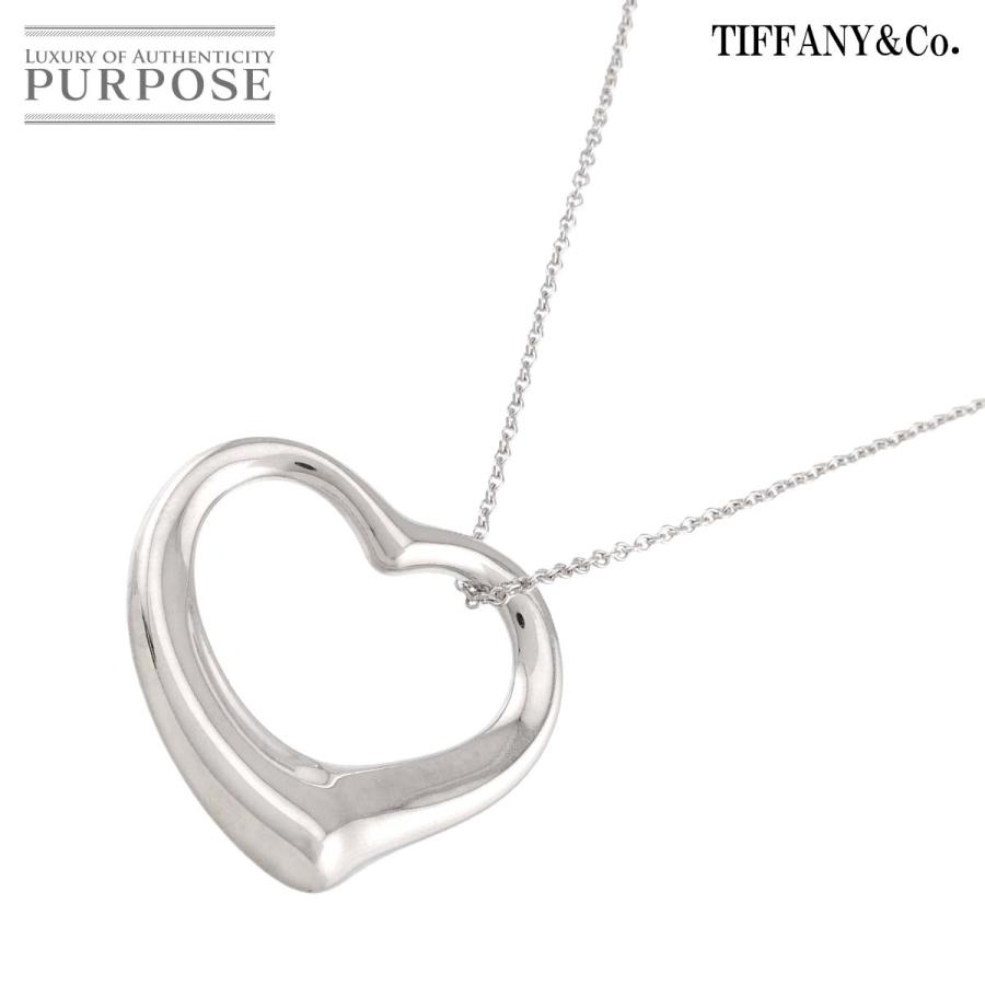 TIFFANY&Co.（ティファニー） オープンハート ロング ネックレス 幅