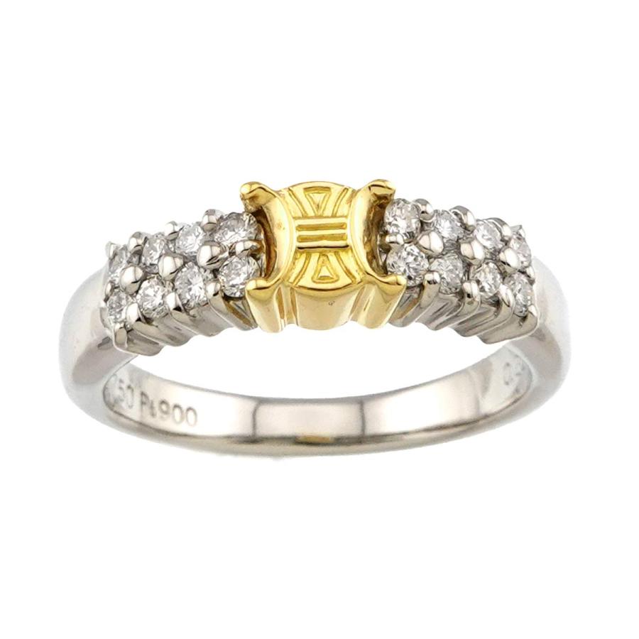 CELINE（セリーヌ） トリオンフ 12.5号 リング ダイヤ 0.28ct Pt