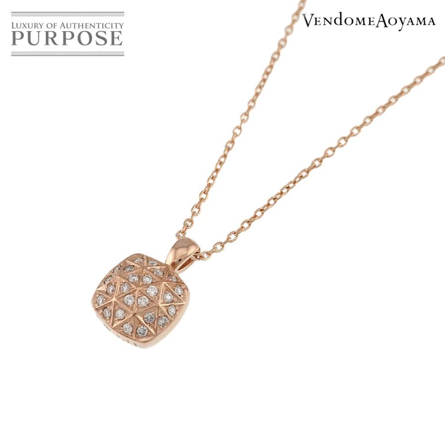VENDOME AOYAMA（ヴァンドーム青山） ダイヤ 0.11ct ネックレス 50cmm 
