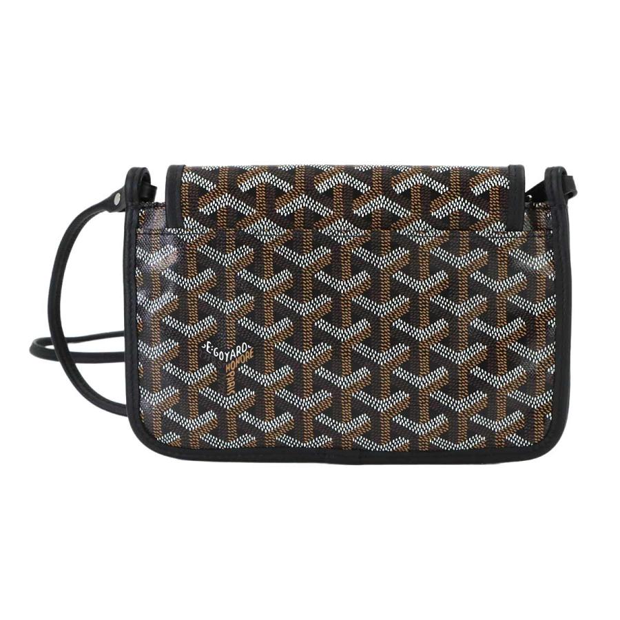 未使用 展示品 ゴヤール GOYARD プリュメ ポーチ ウォレット ショルダー バッグ PVC レザー ブラック Plumet Pocket Wallet 90313151の画像