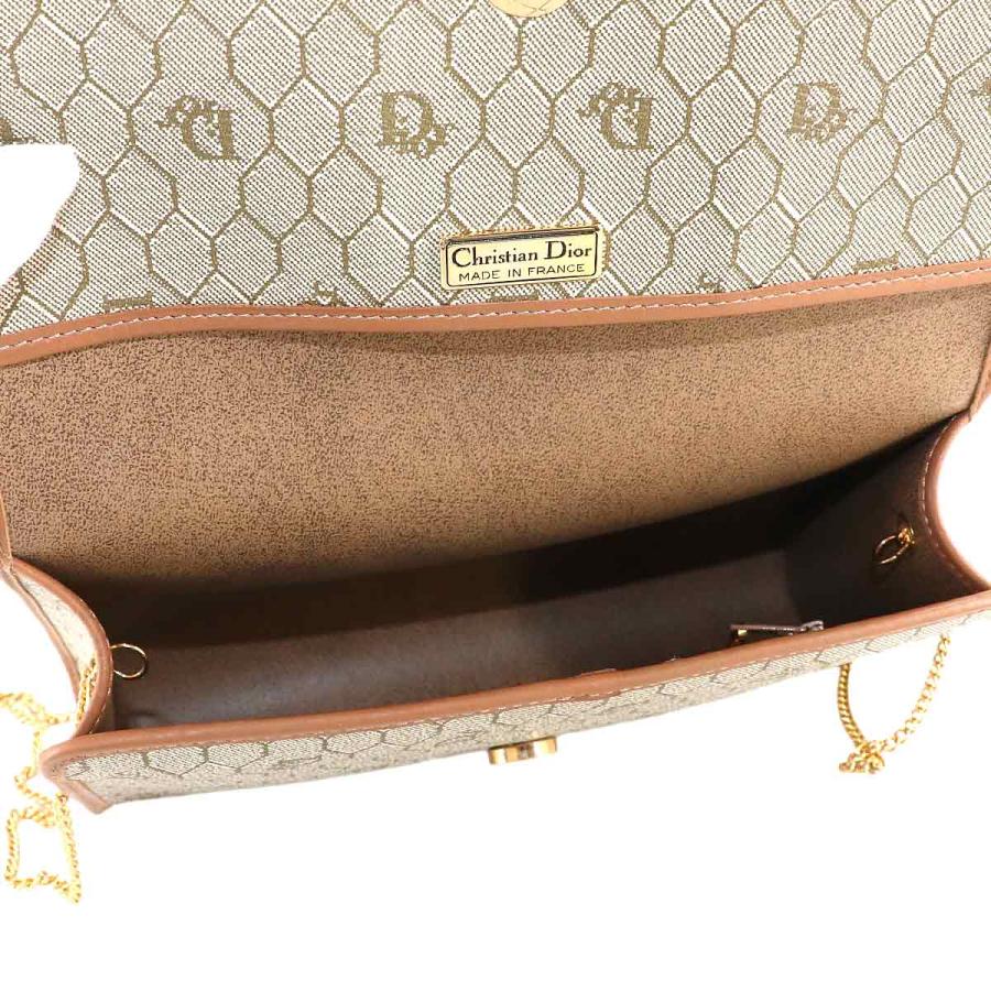 美品 クリスチャン ディオール Christian Dior ハニカム ショルダー 