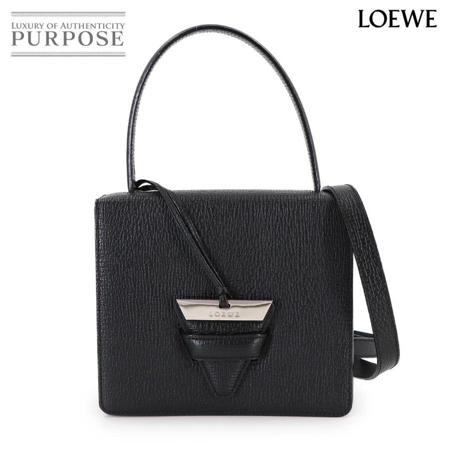 LOEWE（ロエベ） 新品同様 バルセロナ 2way ハンド ショルダー バッグ 