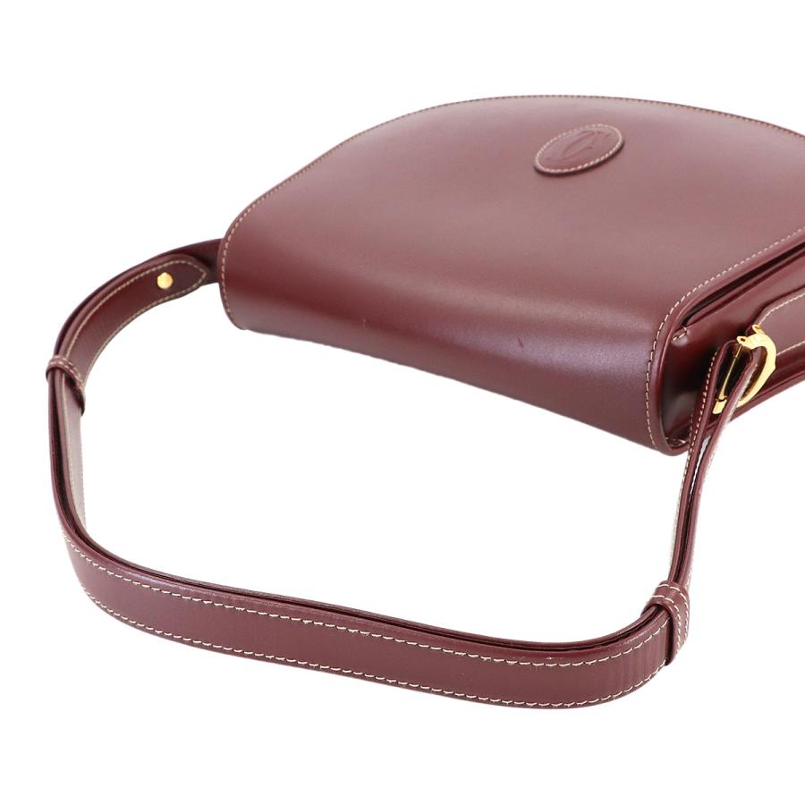 Cartier（カルティエ） 美品 マストライン ショルダー バッグ レザー