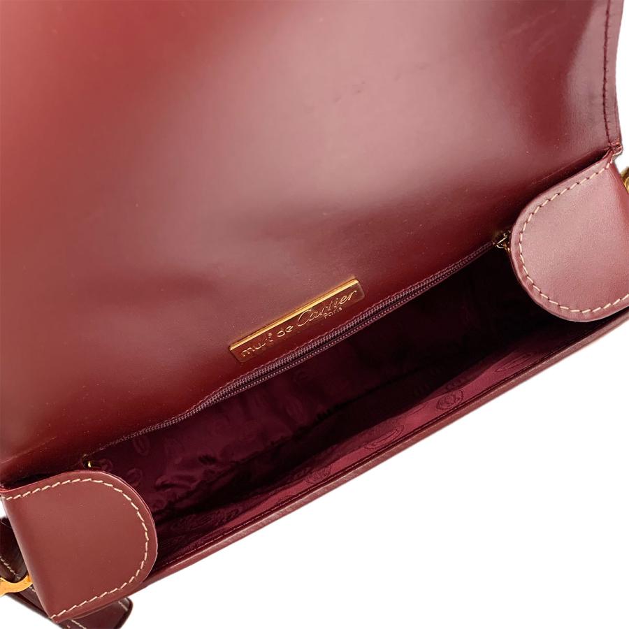 Cartier（カルティエ） 美品 マストライン ショルダー バッグ レザー