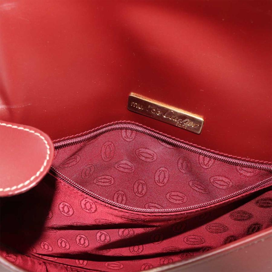 Cartier（カルティエ） 美品 マストライン ショルダー バッグ レザー