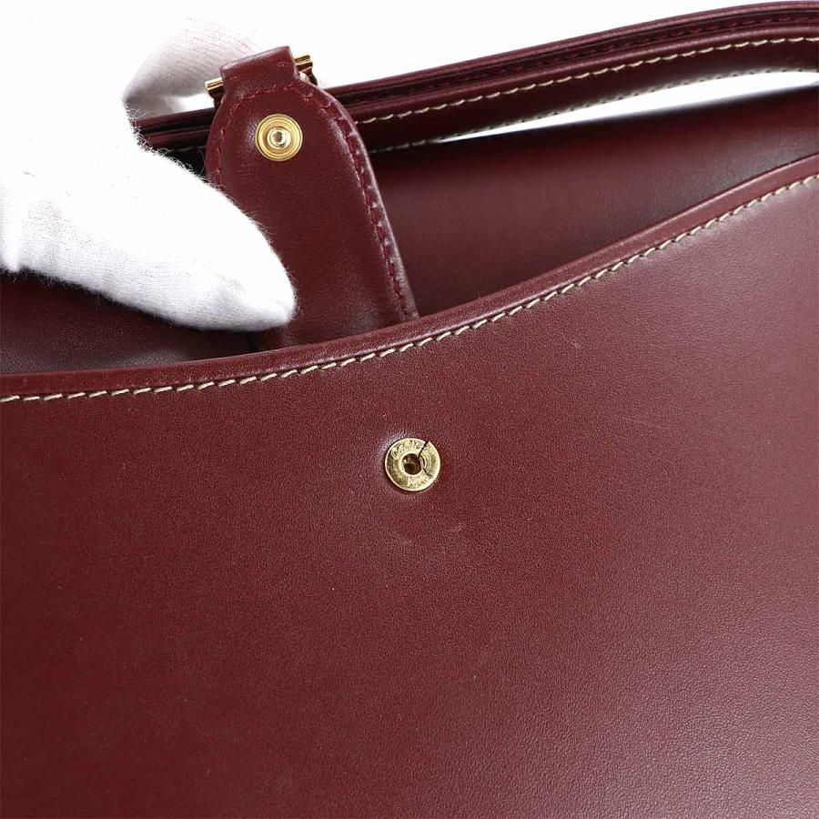 Cartier（カルティエ） 美品 マストライン ショルダー バッグ レザー