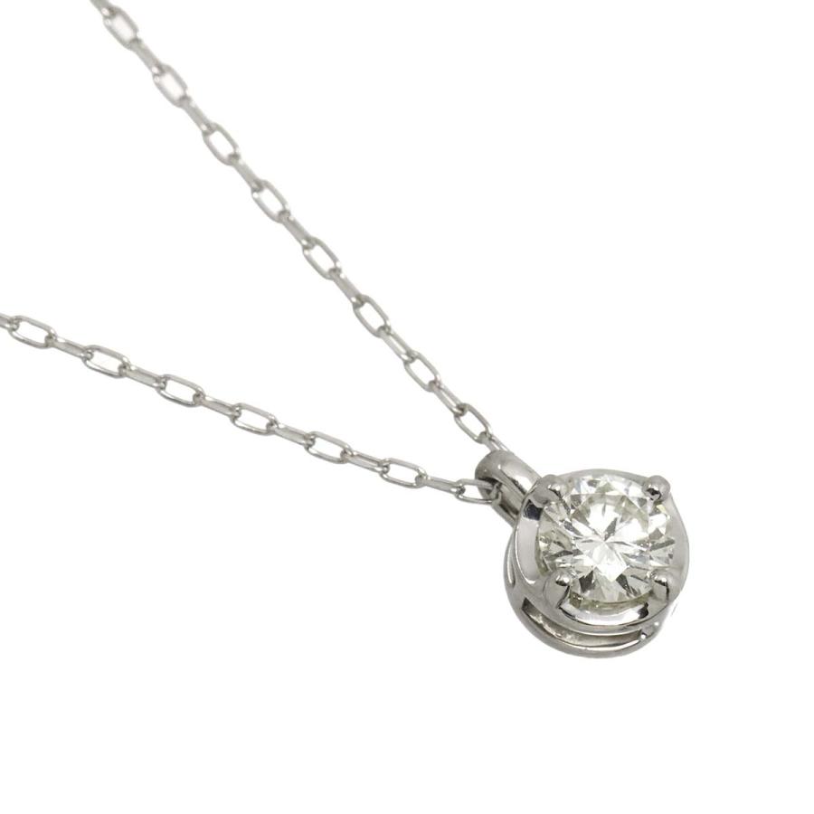 ダイヤ 0.15ct ネックレス 42cm Pt プラチナ Diamond Necklace 90313258_2