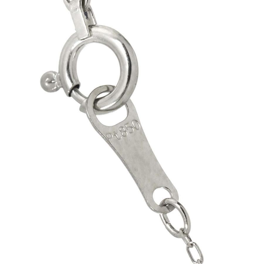 ダイヤ 0.15ct ネックレス 42cm Pt プラチナ Diamond Necklace 90313258_4