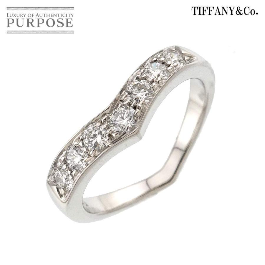 TIFFANY&Co.（ティファニー） TIFFANY&Co. V バンド 8号 リング ダイヤ 