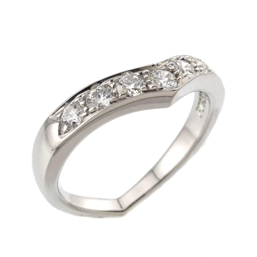 TIFFANY&Co.（ティファニー） TIFFANY&Co. V バンド 8号 リング ダイヤ 