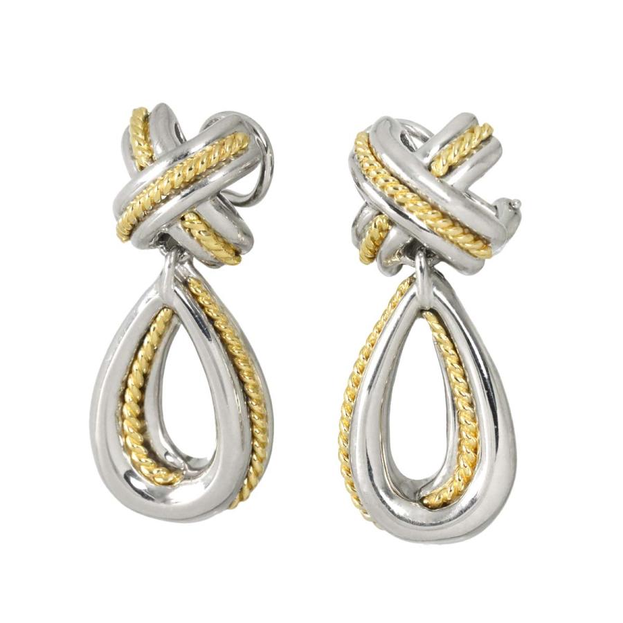 Tiffany & Co. シグネチャー イヤリング　シルバー TIFFANY&Co.（ティファニー） シグネチャー イヤリング SV シルバー