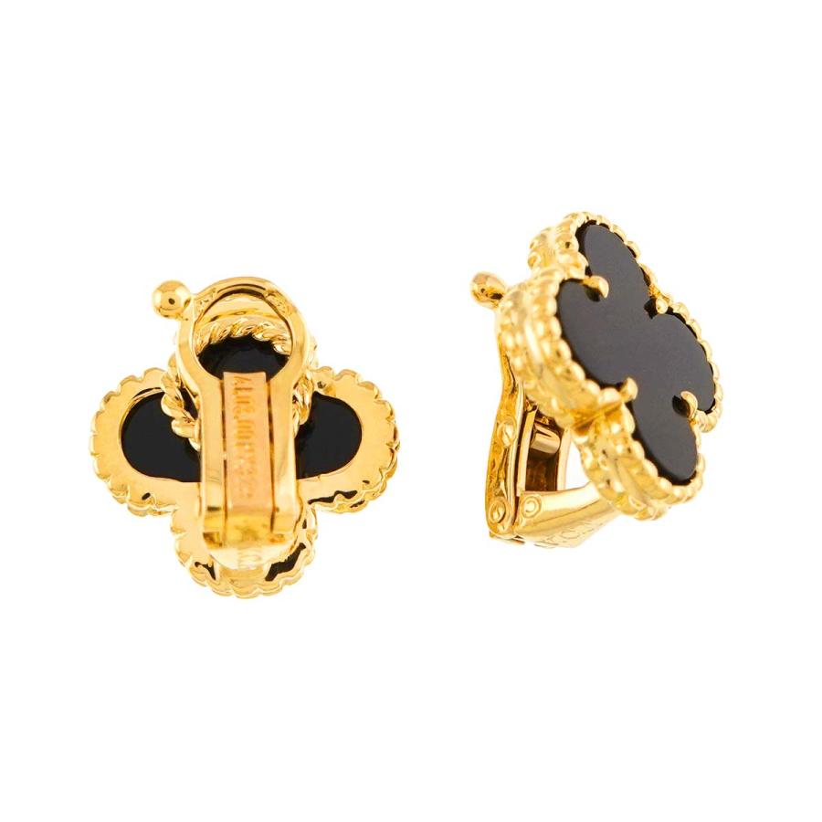 【ほぼ未使用】Van Cleef & Arpels アルハンブラ　オニキス ヴァンクリーフ & アーペル Van Cleef Arpels ヴィンテージ