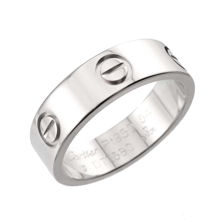 Cartier カルティエ ラブリング Pt950 9号 Cartier（カルティエ） ラブ #54 リング Pt プラチナ 指輪 Love Ring