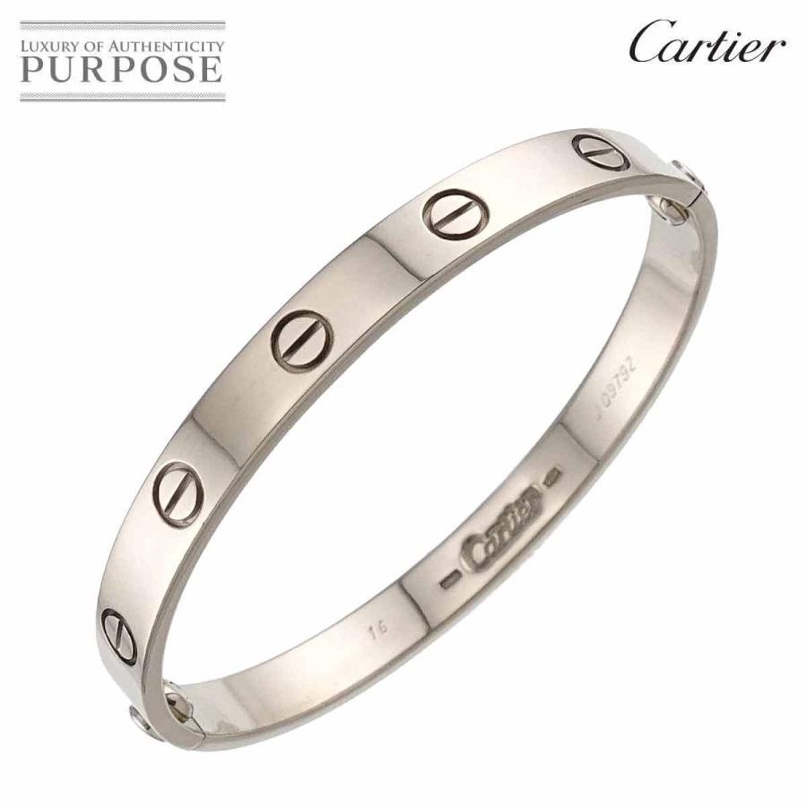 Cartier（カルティエ） ラブ ブレス #16 K18 WG ホワイトゴールド 750 