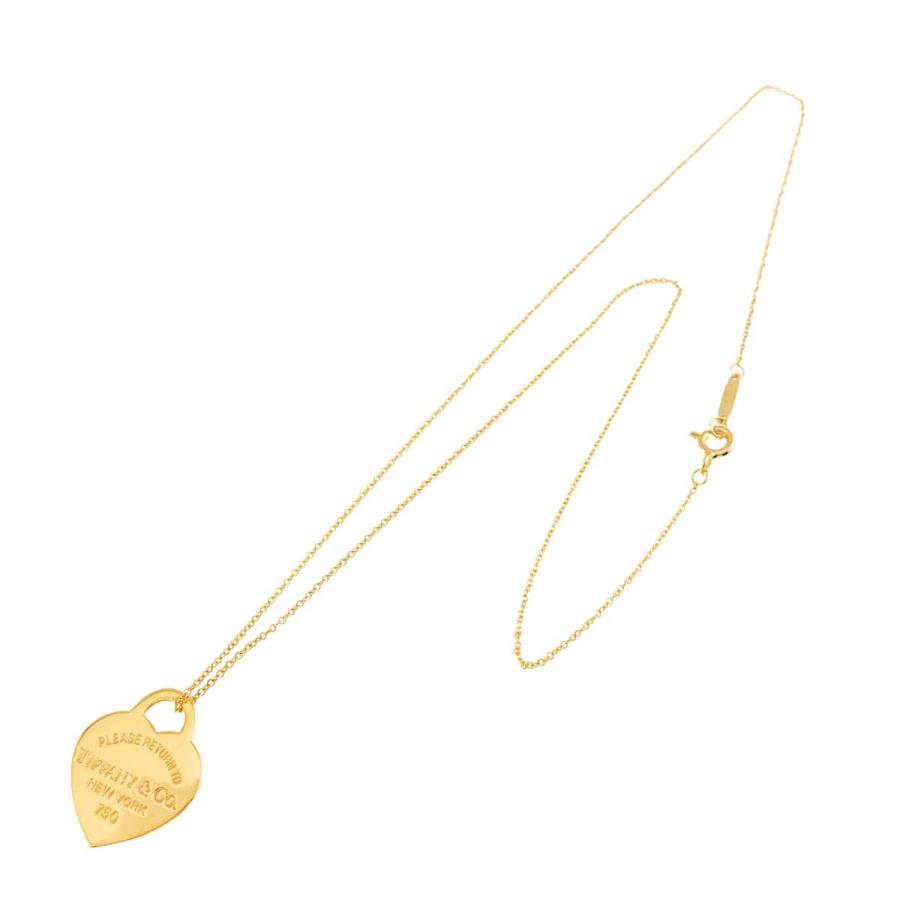 ティファニー TIFFANY&Co. リターントゥ ハート ネックレス 40cm K18 YG イエローゴールド 750 Return to Necklace 90313705_1