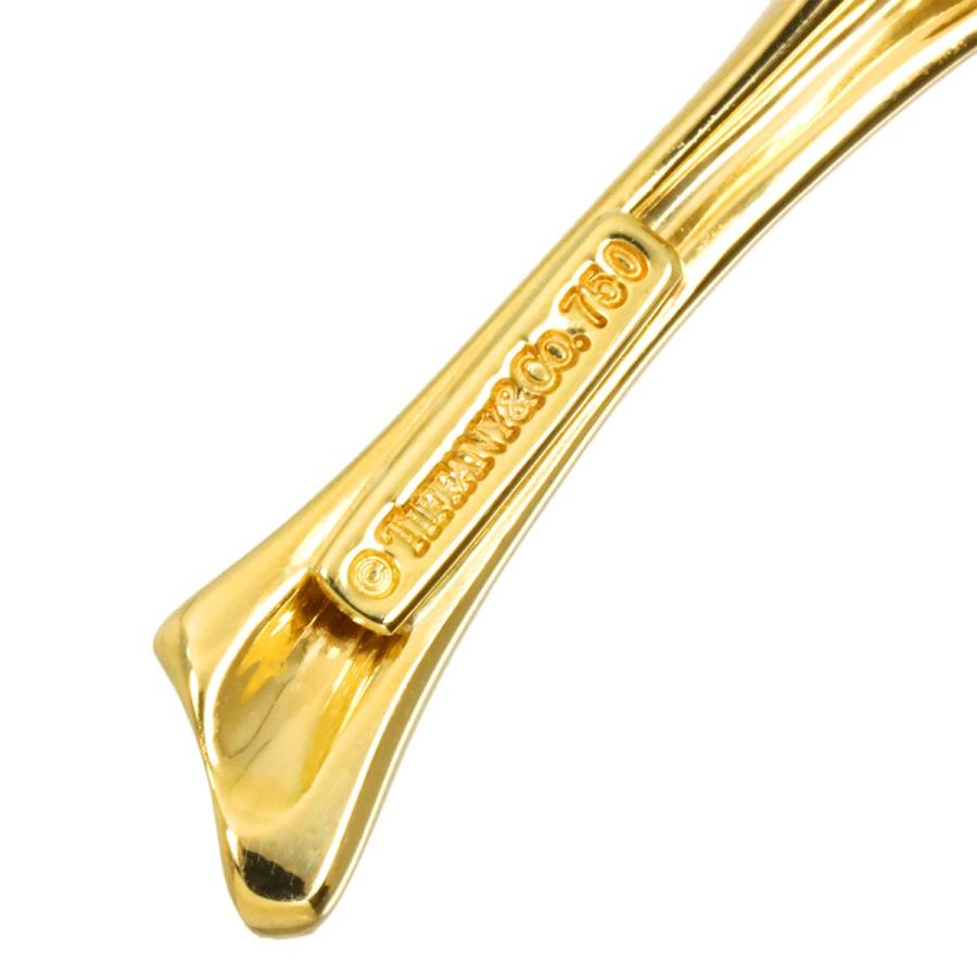 TIFFANY&Co.（ティファニー） リーフモチーフ ダイヤ ブローチ K18 YG