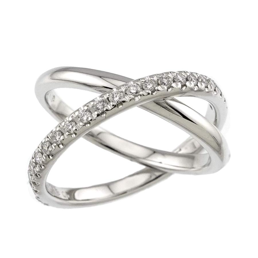 MIKIMOTO（ミキモト） MIKIMOTO 10号 リング ダイヤ 0.18ct K18 WG 