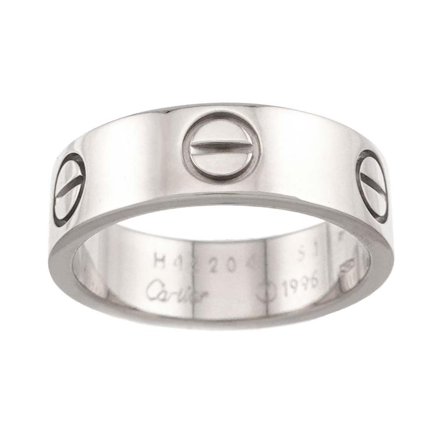 Cartier（カルティエ） ラブ クラシック #51 リング K18 WG ホワイト
