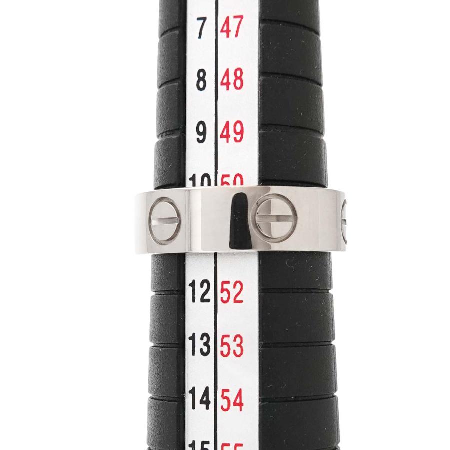 カルティエ Cartier ラブ クラシック #51 リング K18 WG ホワイトゴールド 750 指輪 LOVE Ring 90313721_4