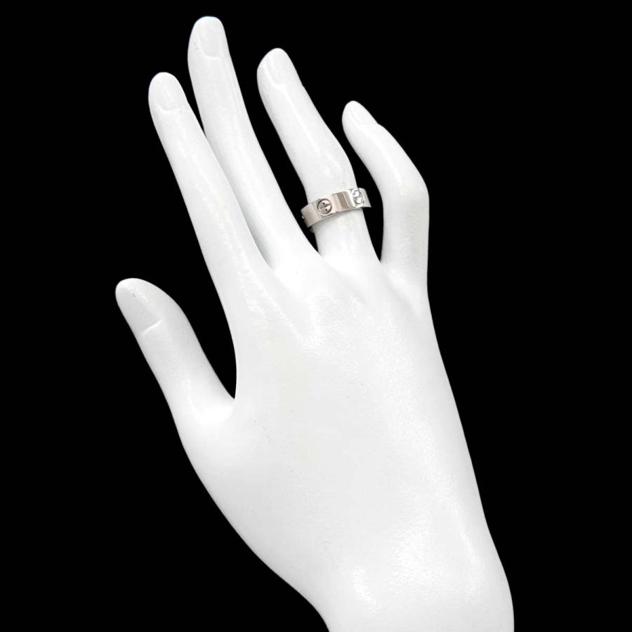 カルティエ Cartier ラブ クラシック #51 リング K18 WG ホワイトゴールド 750 指輪 LOVE Ring 90313721_5