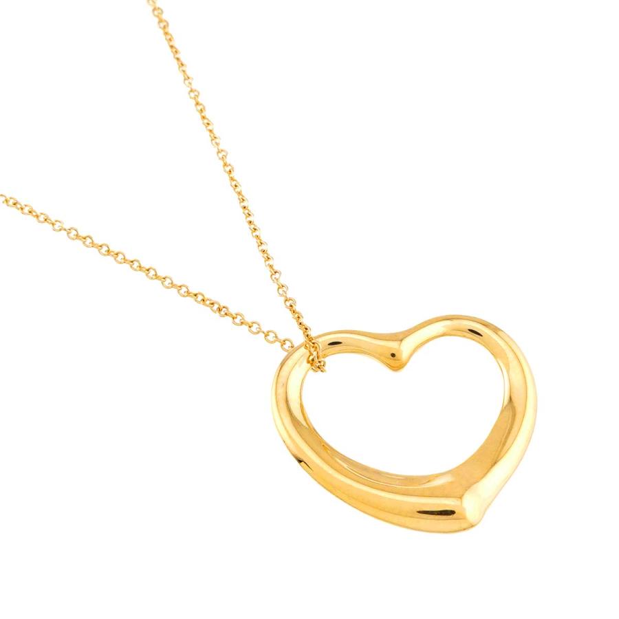 【希少品】Tiffany&Co. オープンハートネックレス　27mmラージサイズ TIFFANY&Co.（ティファニー） オープンハート 幅22mm ネックレス 40cm