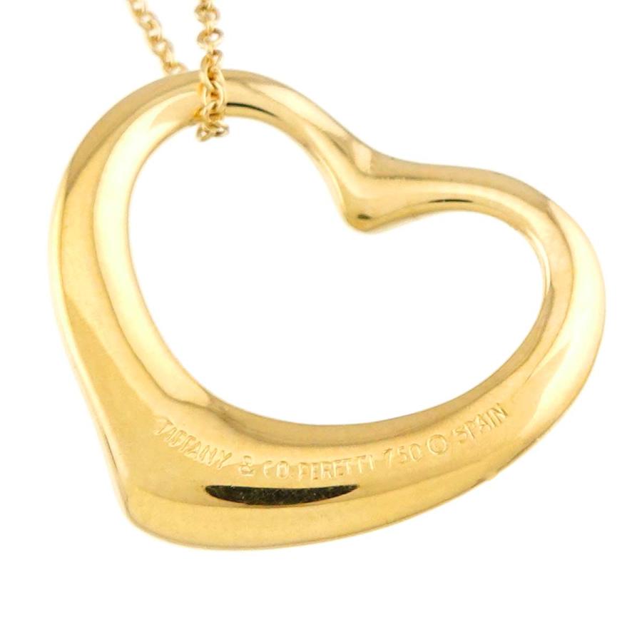 TIFFANY&Co.（ティファニー） オープンハート 幅22mm ネックレス 40cm