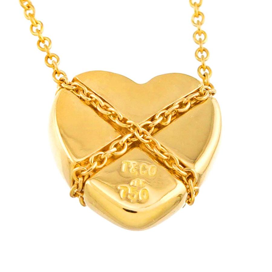 ティファニー TIFFANY&Co. ハート ネックレス 46cm K18 YG イエローゴールド 750 Heart Necklace 90313764_3