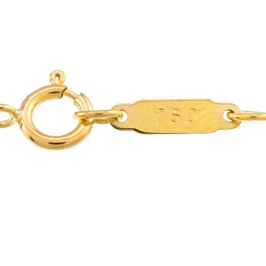 ティファニー TIFFANY&Co. ハート ネックレス 46cm K18 YG イエローゴールド 750 Heart Necklace 90313764_5