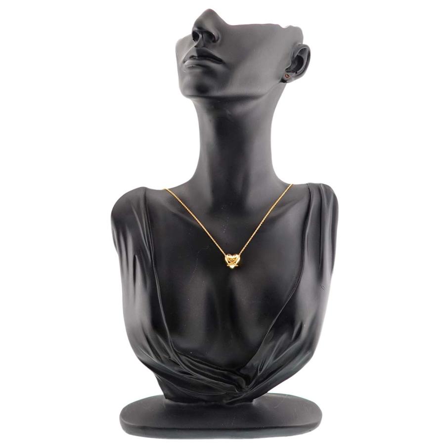 ティファニー TIFFANY&Co. ハート ネックレス 46cm K18 YG イエローゴールド 750 Heart Necklace 90313764_6