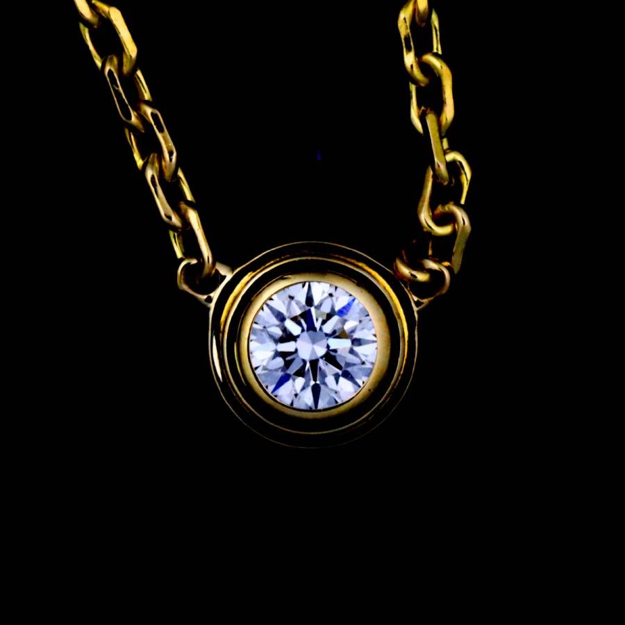Cartier（カルティエ） ダムール ダイヤ ネックレス XS 43cm K18 YG