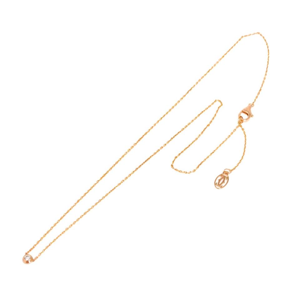 Cartier（カルティエ） ダムール ダイヤ ネックレス XS 41cm K18 PG