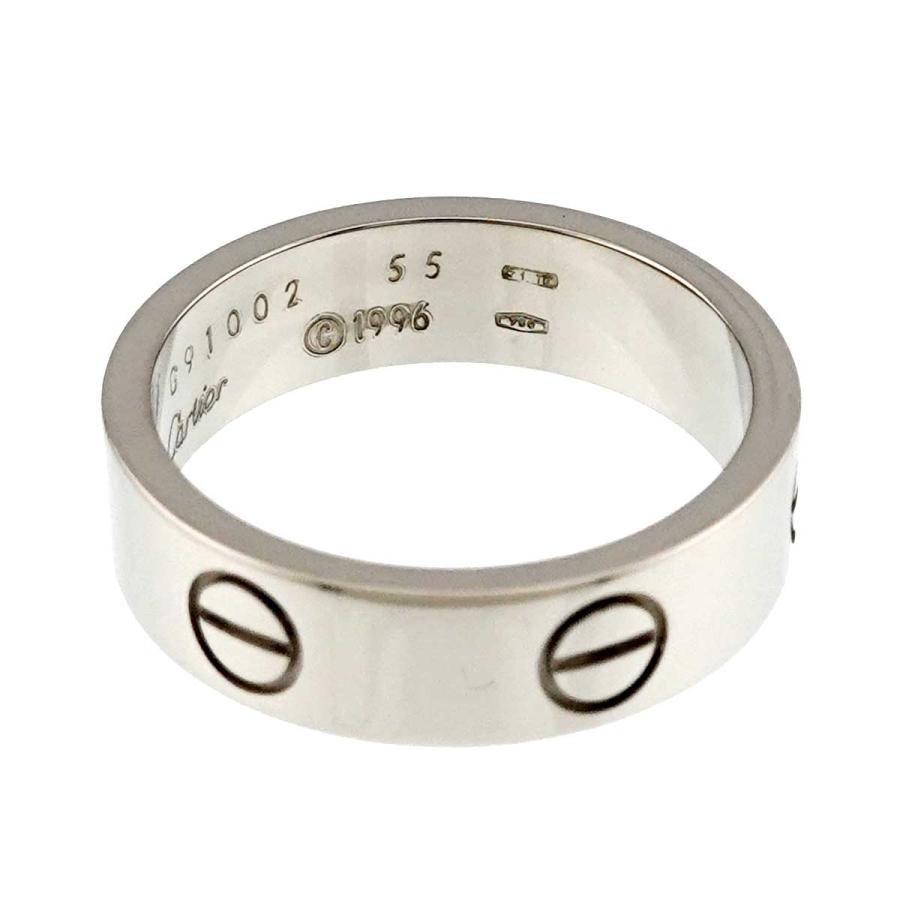 Cartier（カルティエ） ラブ #55 リング K18 WG ホワイトゴールド 750