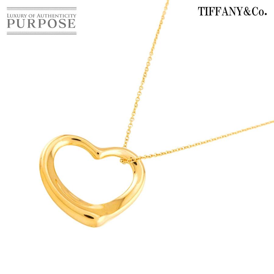 TIFFANY&Co.（ティファニー） オープンハート 幅22mm ネックレス 40cm 