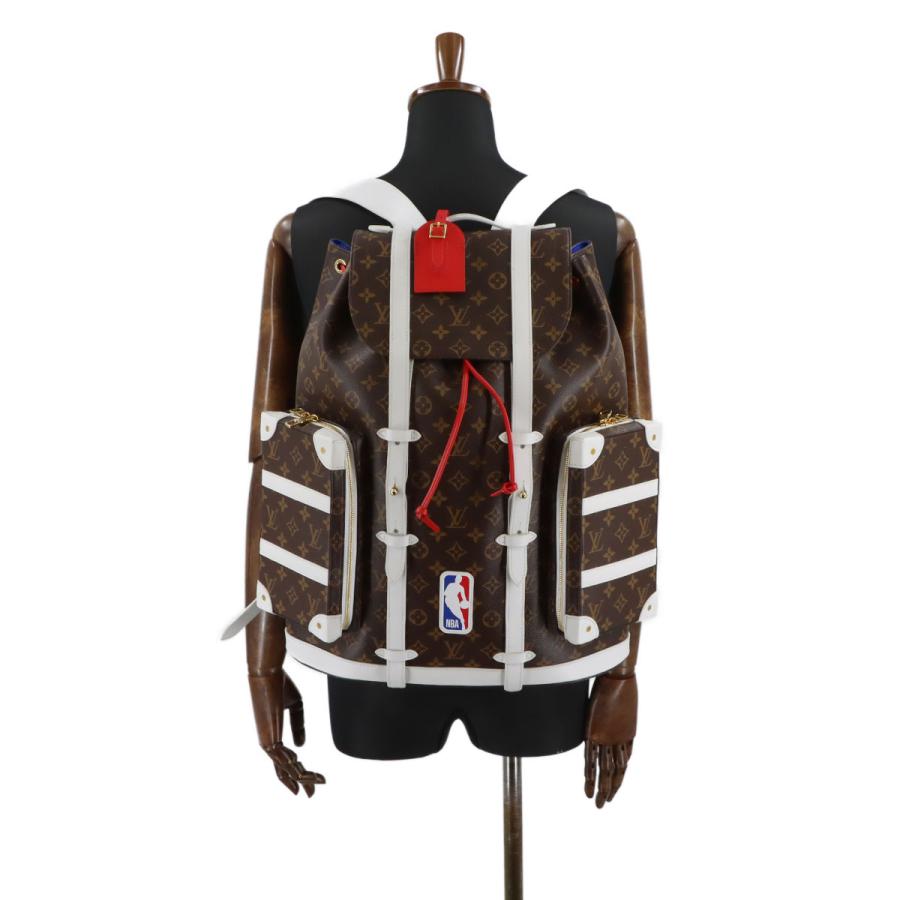 新品同様 ルイ ヴィトン LOUIS VUITTON LVxNBA モノグラム クリストファー ソフトトランク バックパック ブラウン M45580 90313892 LOUIS VUITTON（ルイ・ヴィトン） 新品同様 ルイ ヴィトン LOUIS