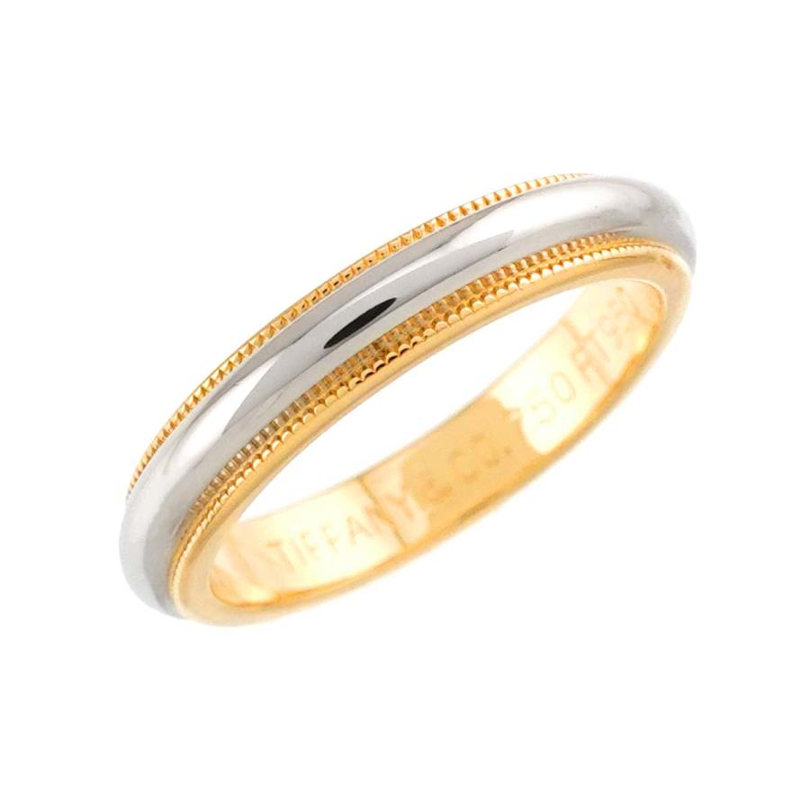 TIFFANY&Co.（ティファニー） ミルグレイン バンド 9号 リング 幅3.4mm